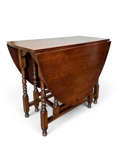 Antique solid oak dining - solid, table