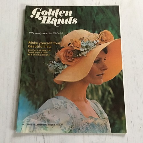 Golden hands vintage magazine - hands,