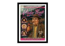 Uncle Buck, Vintage Comic Art Print – Hughes |  John Candy Movie Poster A5