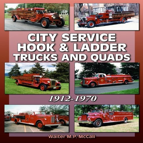 Vintage hook ladder trucks - vintage,