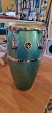 LP Matador Fibreglass 11" Conga Green Glitter. Collection Only.