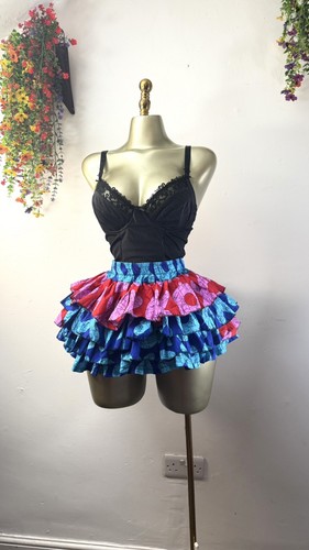 African print ankara - ankara, ruffle