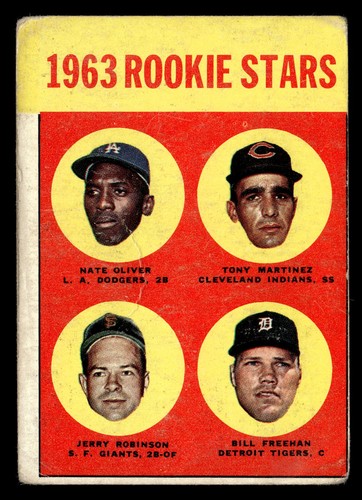 1963 topps rookie - topps, nate