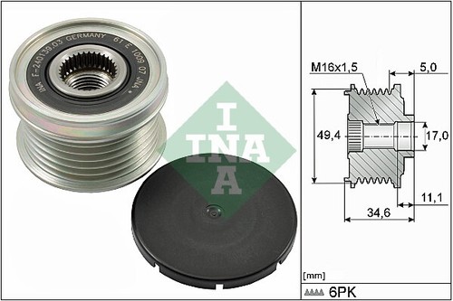 535 0155 ina alternator - 535,
