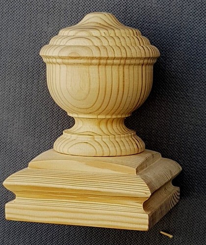 Stair newel post cap - post, cap/terminal