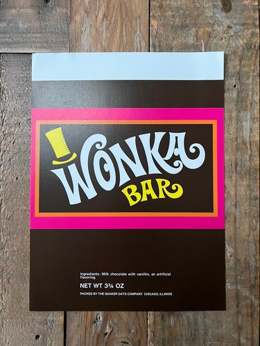 Wonka bar wrapper best - wonka,