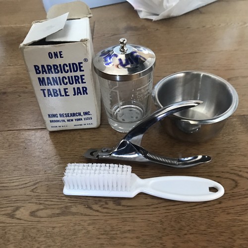 Barbicide disinfectant table - barbicide,