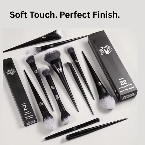 Makeup brush kat von set - brush, &