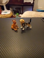 vintage porcelain dog