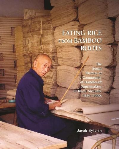 Eating rice from bamboo - from, roots