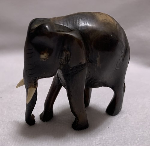 Vintage ebony wood carved - vintage,