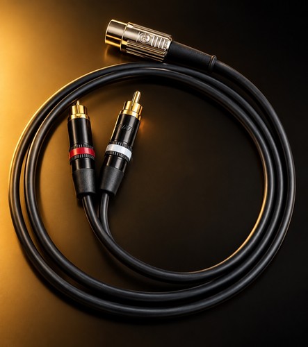 Quad pin din plug - to, rca