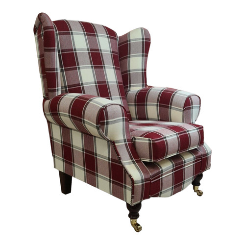 Accent wing back queen anne - queen,