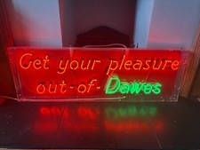 Original Vintage Dawes Bicycles Neon Sign 1950s, 1960s- Impeccable Condition