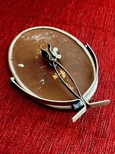 VINTAGE FRENCH BARBERS MIRROR 3 WAY MIRROR - STANDING - HANGING - FIX WITH CLAMP