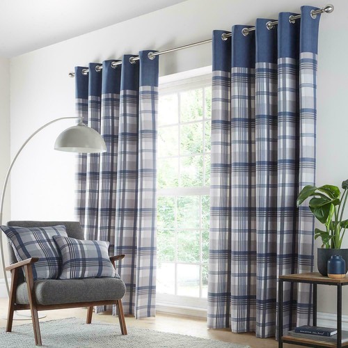 Orleans tartan check eyelet - orleans,