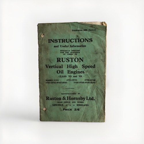 Ruston instructions repair - ruston,