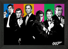James Bond 007 Framed Wall Art