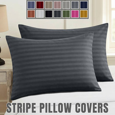 2,4 X Stripe Pillow Covers