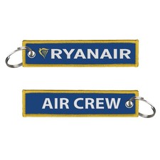 Ryanair Air Crew Embroidered Keyring