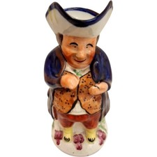 Allerton Toby Jug Character Face Hand-Painted Ceramic Collectable