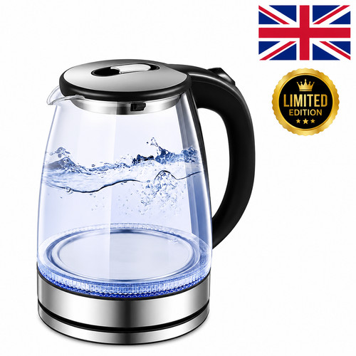 Electric glass kettle fast - 2l,