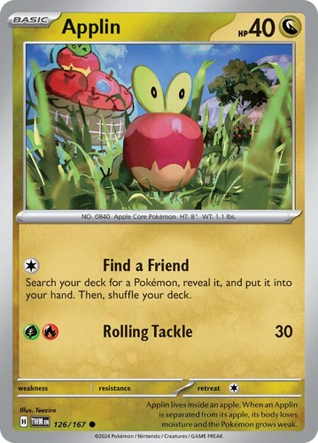 Applin reverse holofoil - holofoil,