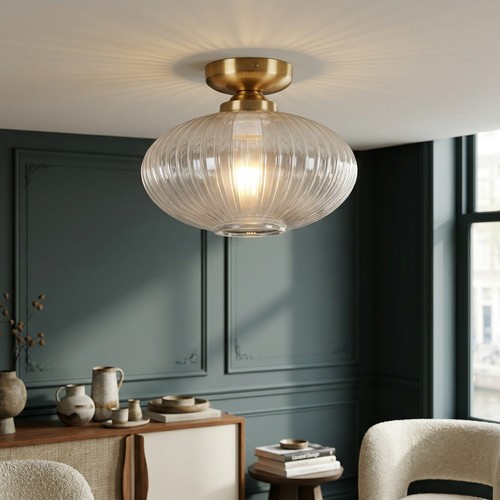 Art deco brushed brass - art,