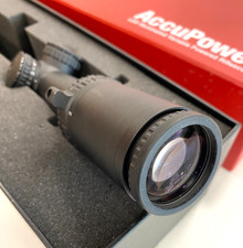 AccuPower 1-4x24 Riflescope MIL-Square Crosshair w/ Red LED - Ex-Demo