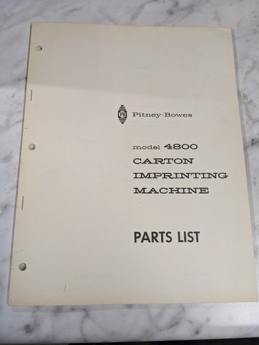 Pitney bowes model 4800 carton - bowes,