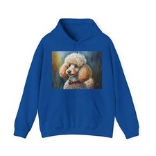 Standard Poodle #2 - Classic 50/50 Hooded Sweatshirt