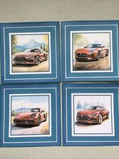 4 X Car Themed Toppers &
