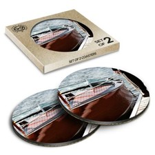 2 x Boxed Round Coasters -