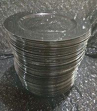 69pc 13" Round Solid Black