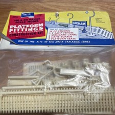 Vintage Airfix Platform Fittings Fencing Lamps Seats Etc Unopened Bag