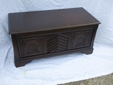 STANELY WOOD SOLID OAK CARVED