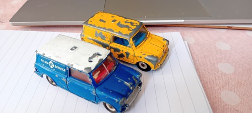 Dinky toys mini vans - aa, and