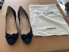 L.K. Bennett London Blue Suede