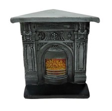Dolls House Victorian Corner Cast Iron Fireplace Miniature 1:12 Resin Furniture