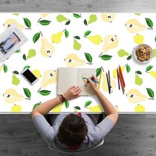 Yellow pears Desk Top Mat Pad Protector Protector for Laptop Keyboard 120x60