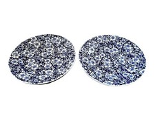 Coalport Blue Ditsy Floral Bone China Cake/ Side Plates X 2