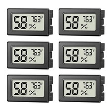 6 Pack Mini Hygrometer Indoor