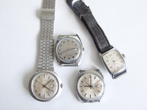 Four vintage gents - , timex