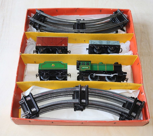 Hornby train gauge goods set - o,