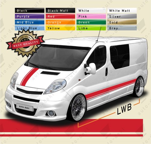 Side stripes bonnet decals for - stripes,