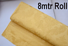 Gold curtain fabric - 8mt roll - Retro - circa 60/70s-120cm wide – medium weigh