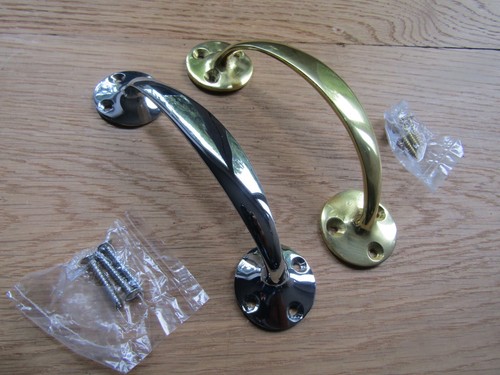 Victorian door bow handle - 6",