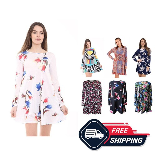 Womens long sleeves swing - long,