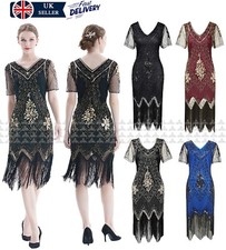 AGFashion Gatsby 1920s Flapper Women Vintage Sequin Beaded Art Deco Fancy Dress