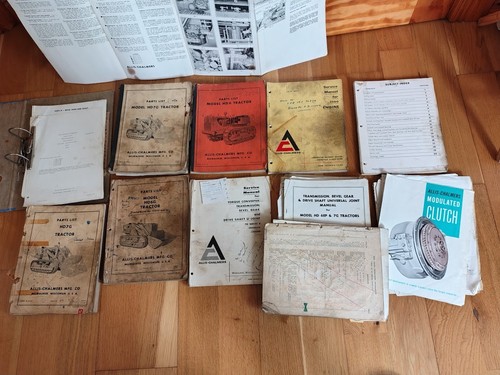 Various allis chalmers manuals - various,